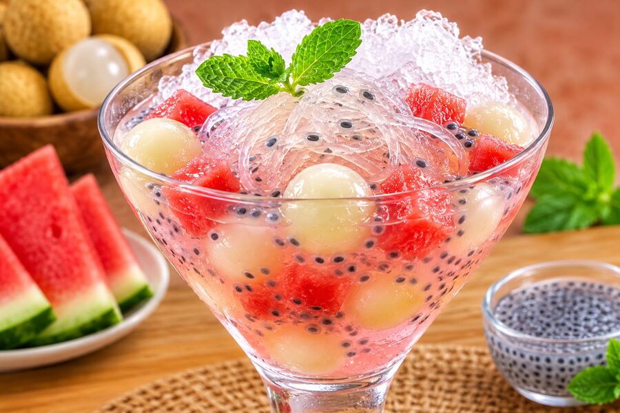 Nest Ice Glaze — Es Sarang Walet Spesial, Rumah Rasa Korea's signature Indonesian bird's nest drink